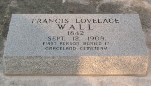 Francis Wall headstone